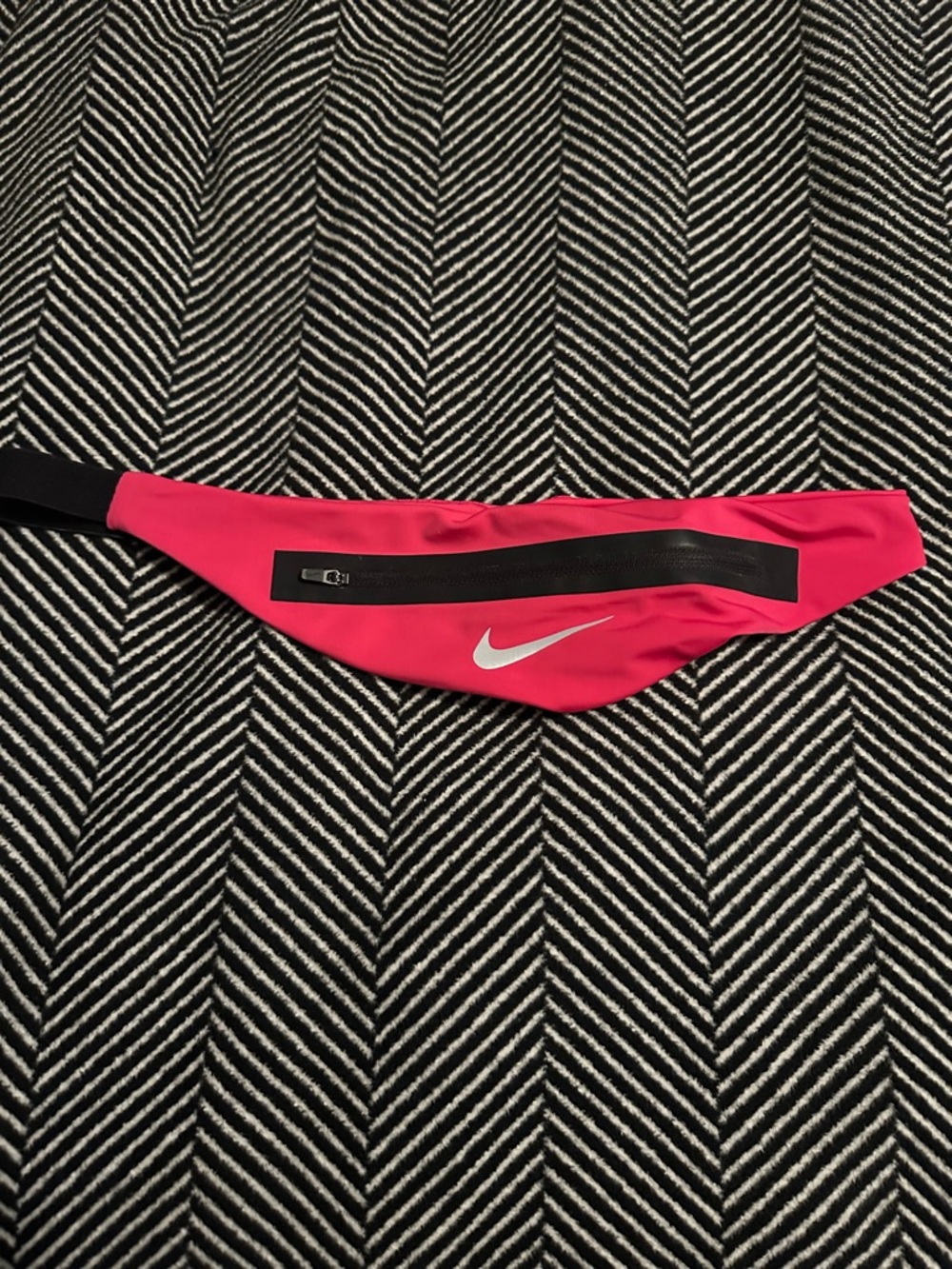 Nike Women's Pink Swim Waist Pack with Black Strap